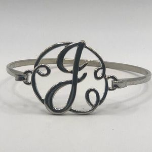 Monogram Letter J Bangle Jewelry